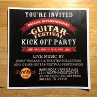 Kickoff Event Hard Rock Cafe
