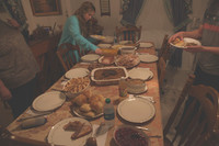 Table is set for Thanksgiving Dinner