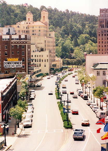 Hot Springs shot from the Majestic Hotel